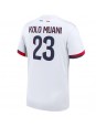 Paris Saint-Germain Randal Kolo Muani #23 Replika Borta Kläder 2024-25 Kortärmad